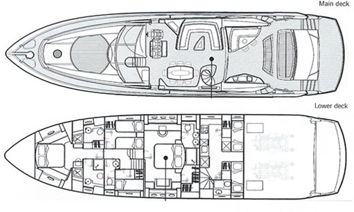 sunseeker-predator-82-layout