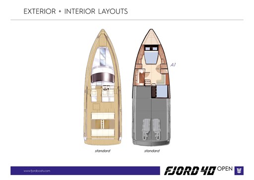 Fjord 40 Open layout
