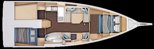 Interieur - 2 cabins 1 head