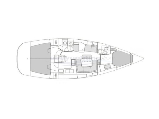 Abayachting Jeanneau Sun Odyssey 43 usata-second hand layout