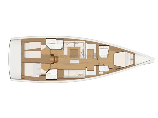 Abayachting Dufour 520 Grandlarge usata-second hand layout (1)