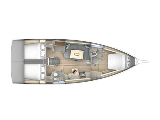 Abayachting Dufour 41 usata-second hand layout