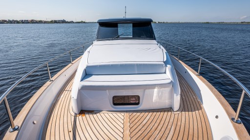 2024 Apreamare GOZZO 38 CABIN yacht with sleek deck design on calm water.
