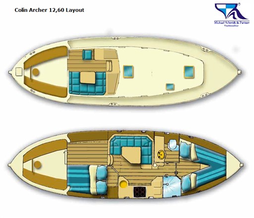 Colin Archer 12,60 Layout