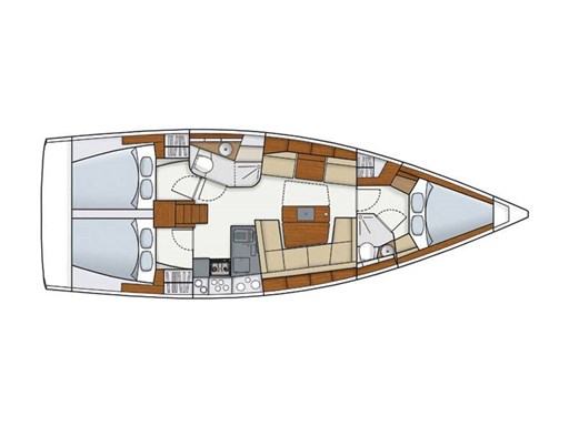 Hanse 415 Depliant 20 3 c. 2T