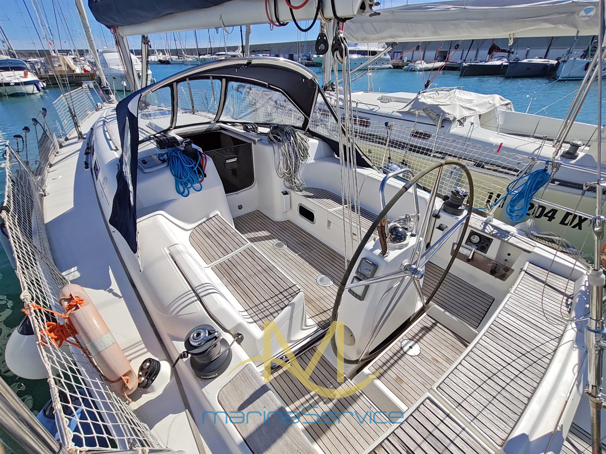 Cockpit on port