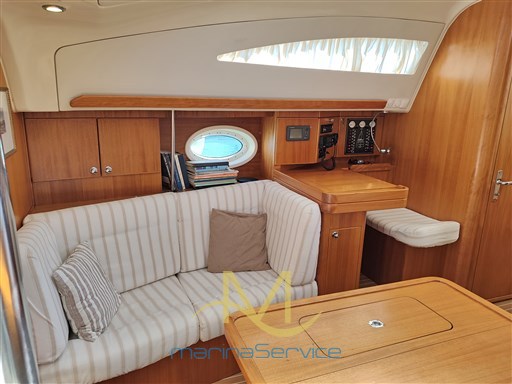 Nav station with sofa