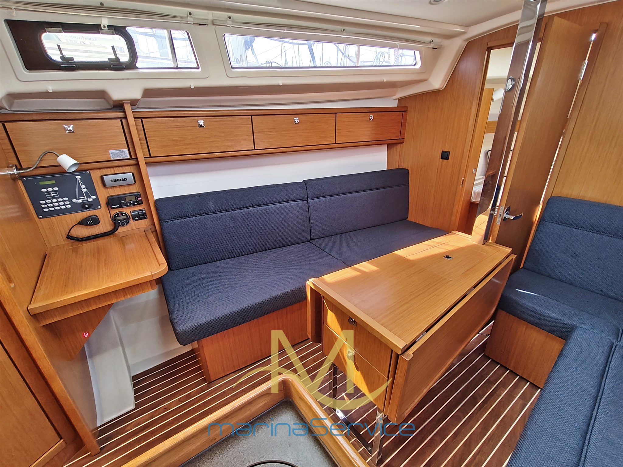 Dinette and nav station