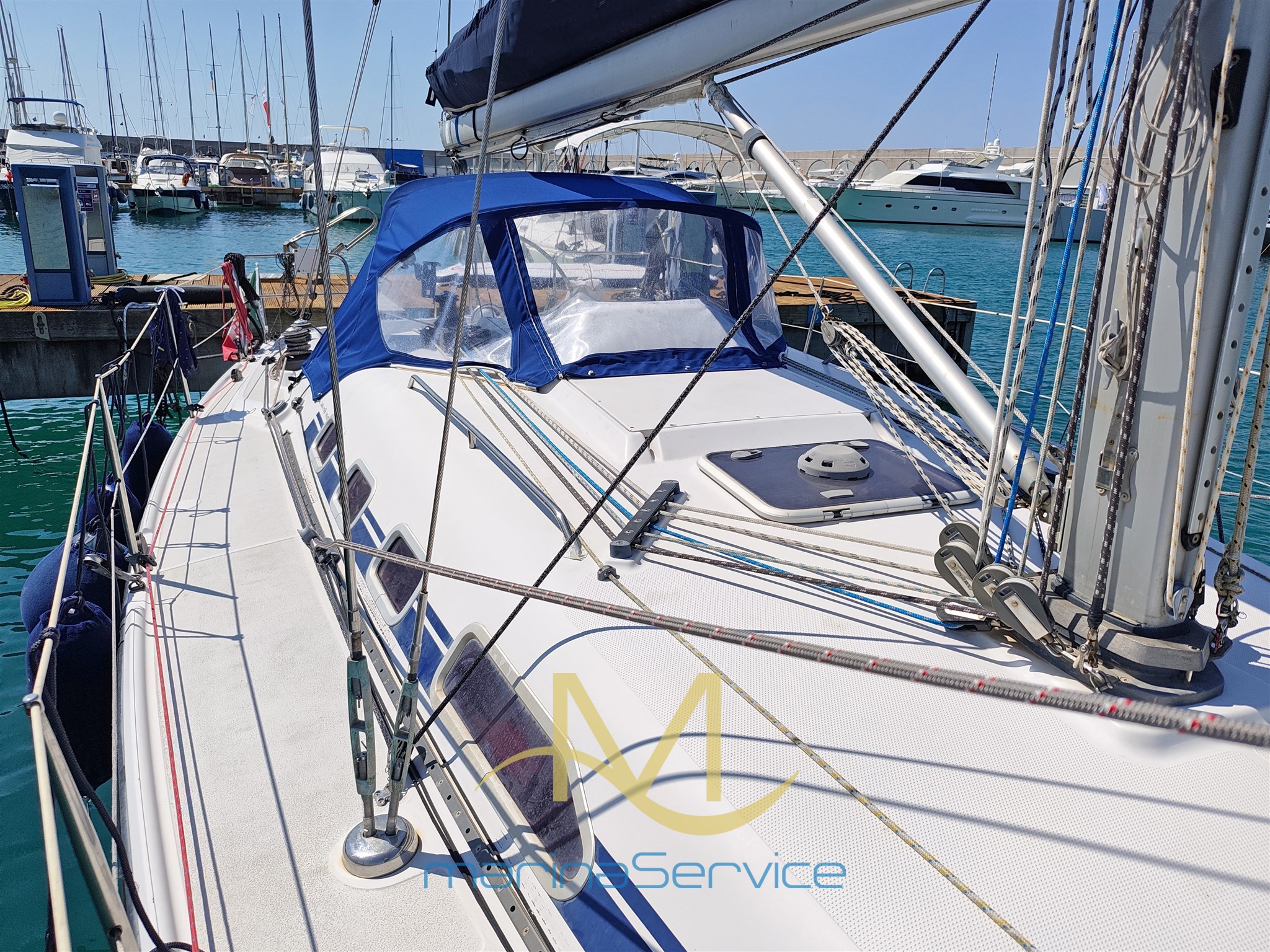 Back deck on starboard