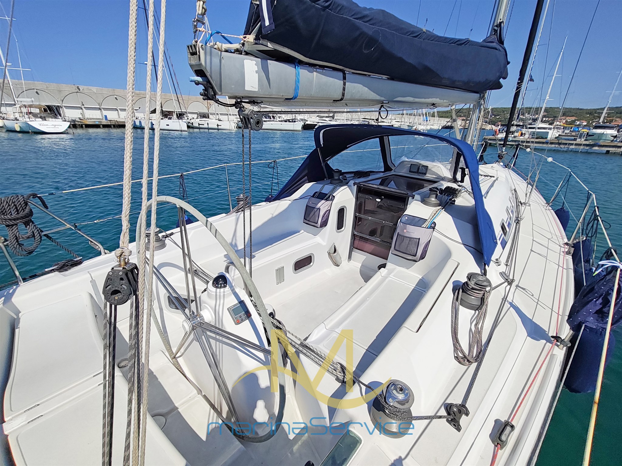 Cockpit on port