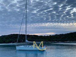 At anchor