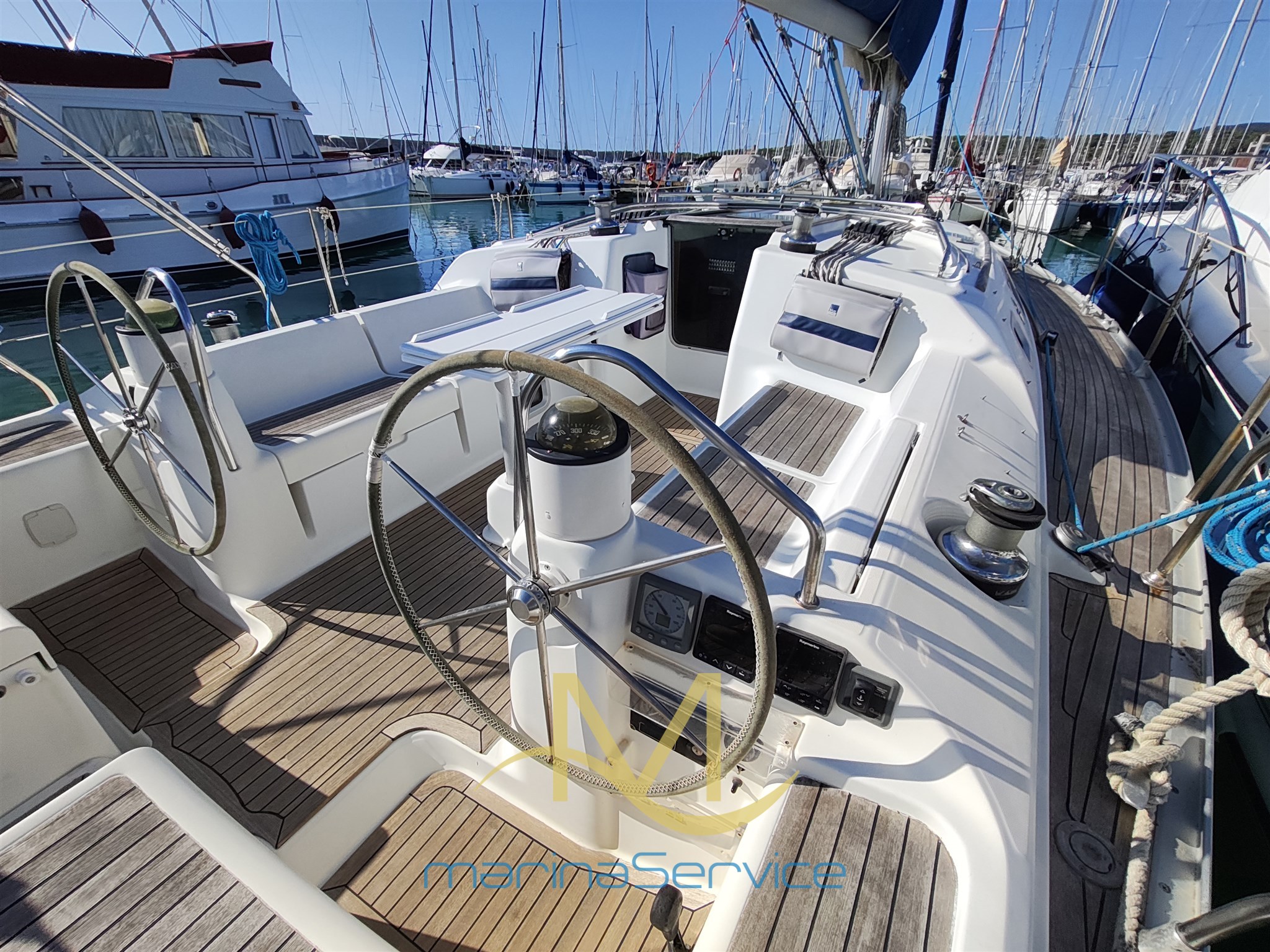 Helm at starboard