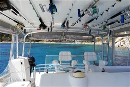 Hatteras 50 portacanne