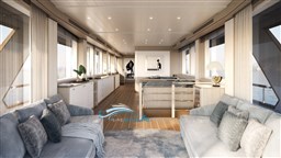 Benetti 26D dinette