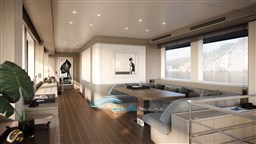 Benetti 26D panoramica interno 1