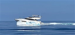 Ferretti 550 navigazione