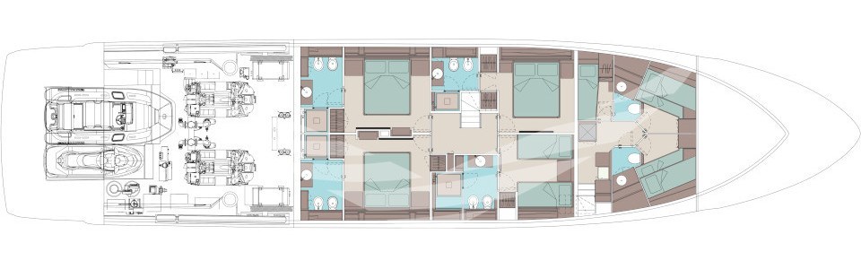 Riva_102'CorsaroSuper_Lower Deck_75977