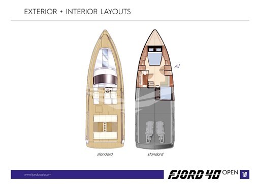 Fjord 40 Open layout