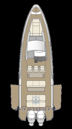 Saxdor 320 GTO deck layout