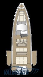 Saxdor 320 GTO deck layout