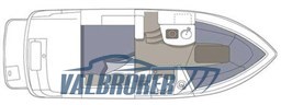 Layout four winns 268