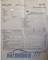 Scheda tecnica Sealine SC 35 da nuova