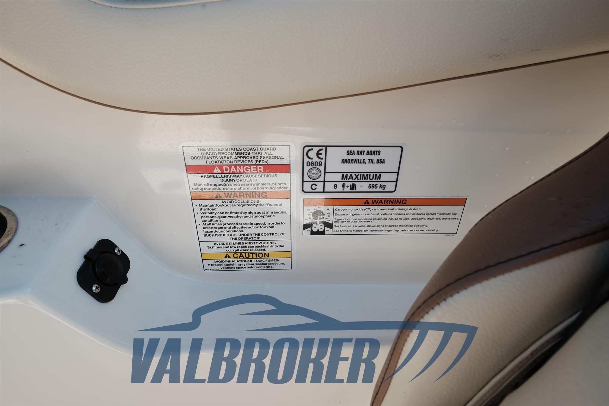 Sea ray 190  tecniche (1)