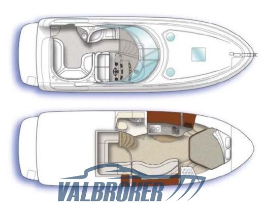 Layout sea ray 355