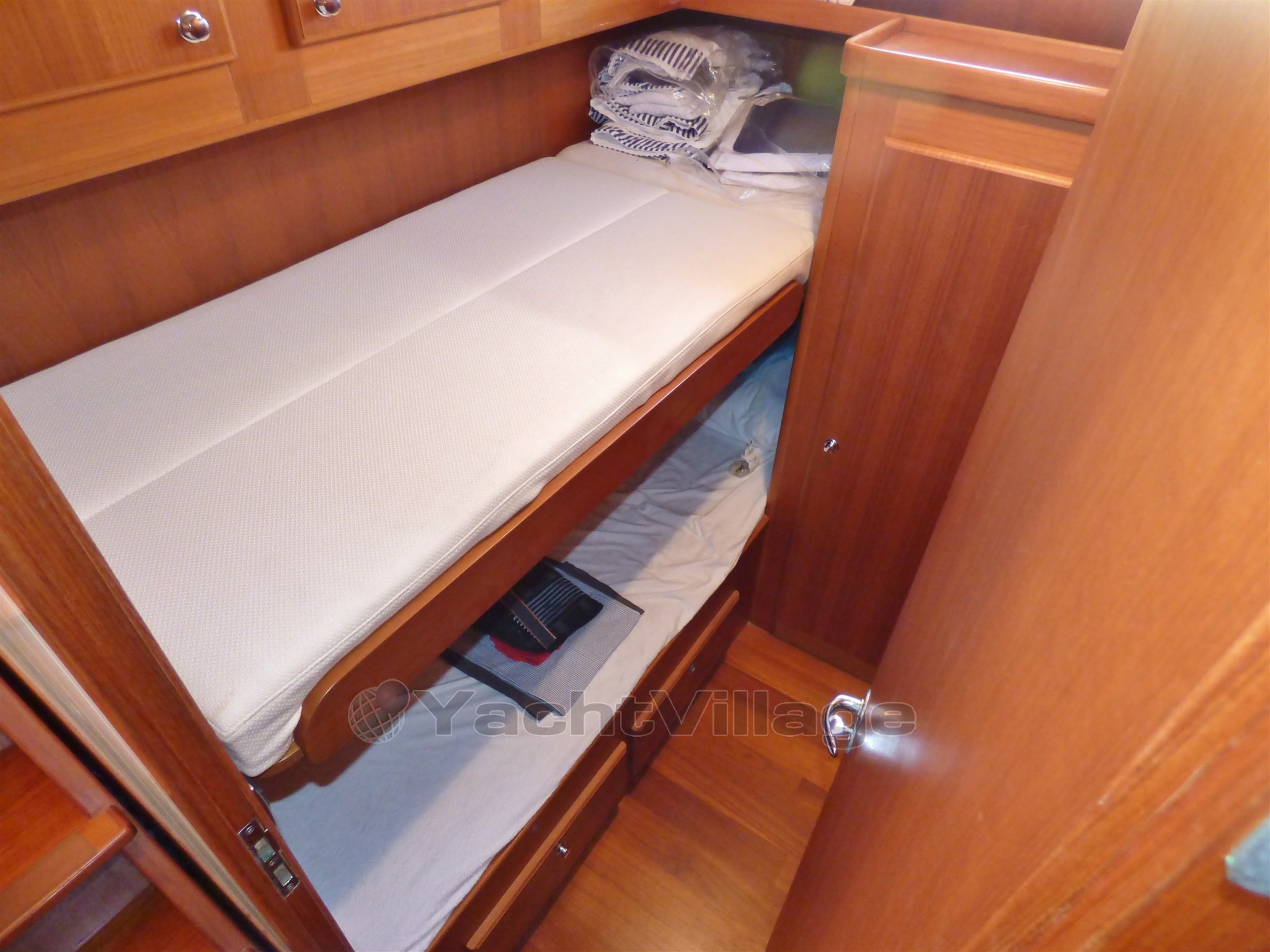 cabina ospiti con letti a castello