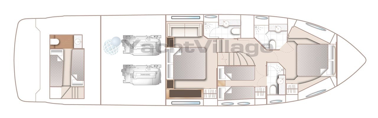[L] Princess-60-Lower-Deck