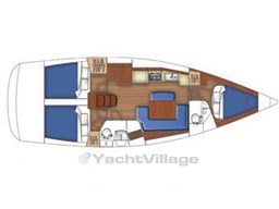 Layout Beneteau Oceanis 40
