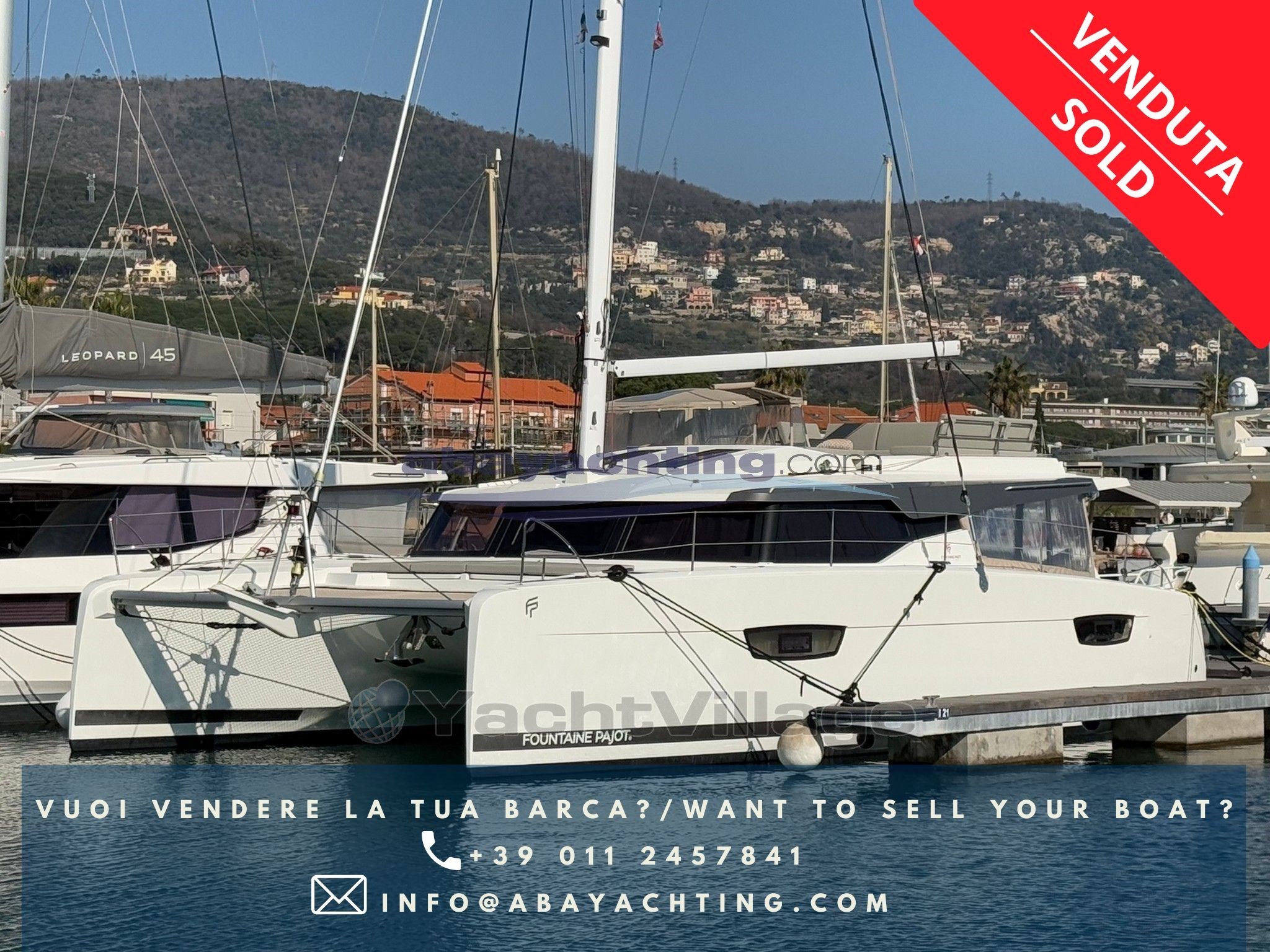 Abayachting FOUNTAINE PAJOT ELBA 45 usato-second hand venduto (2)