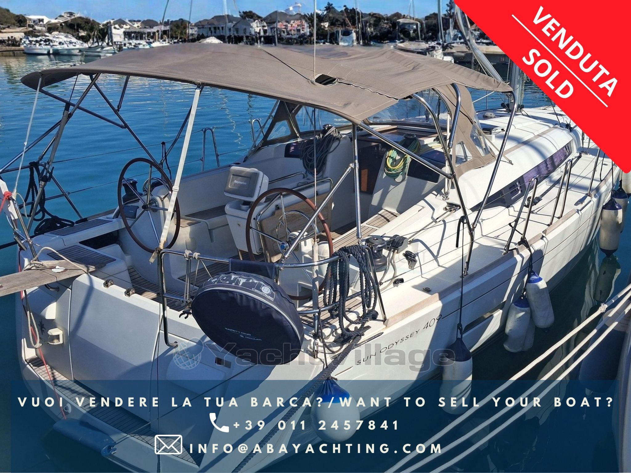 abayachting Jeanneau Sun Odyssey 409 venduto sold
