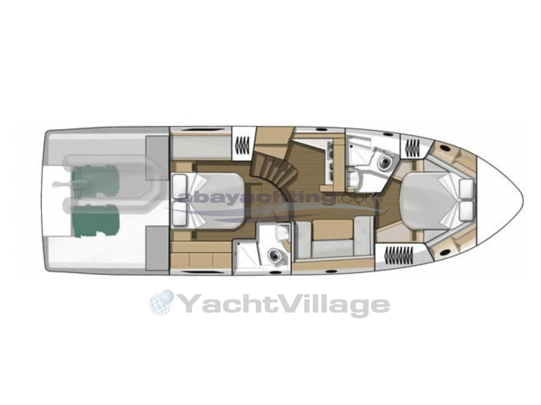 Abayachting Beneteau GT 44 usata-second hand layout