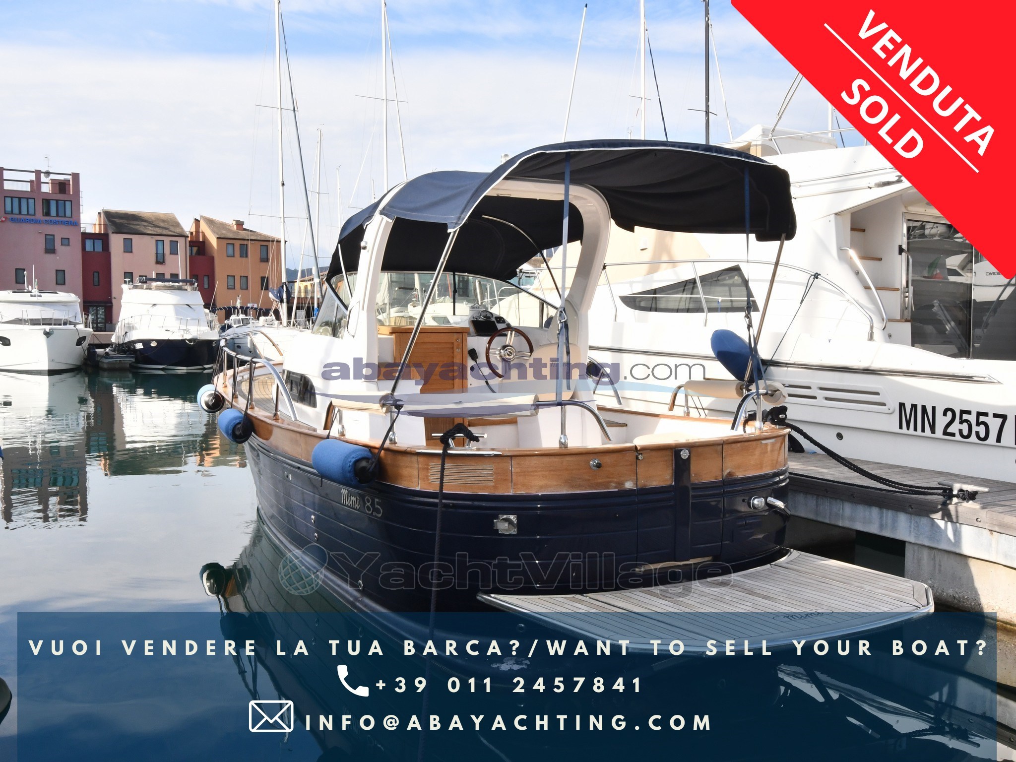 Abayachting Mimì Libeccio 8.50 usato-second hand venduta sold