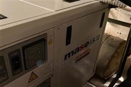 Mase I.S. 12 generator in 2006 Azimut Atlantis 55 yacht engine room.