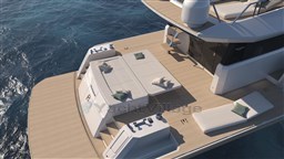 Luxury Pardo Yachts Endurance 60, 2025 model, featuring spacious deck and elegant design.