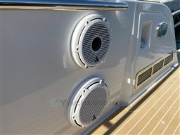 Speakers on 2023 Pardo Yachts 38, showcasing sleek design and modern features.