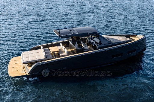 2026 Pardo Yachts 43 luxury yacht cruising on open water.