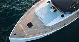 2025 Pardo Yachts GT 52, elegant deck design, cruising on open water.