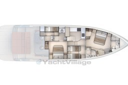 Floor plan of the 2026 Pardo Yachts GT65.