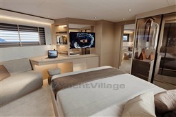 Luxurious cabin of Pardo Yachts GT65, model year 2026.