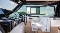 Interior of 2024 Apreamare GOZZO 38 CABIN, featuring sleek design and modern controls.