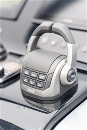 Throttle control system on 2024 VanDutch 40 yacht dashboard.