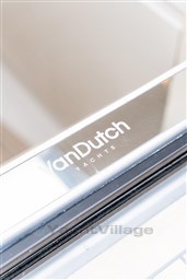 2024 VanDutch 40 yacht logo on sleek surface.