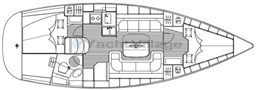 Bavaria 37 Cruiser Layout 2 Kabinen