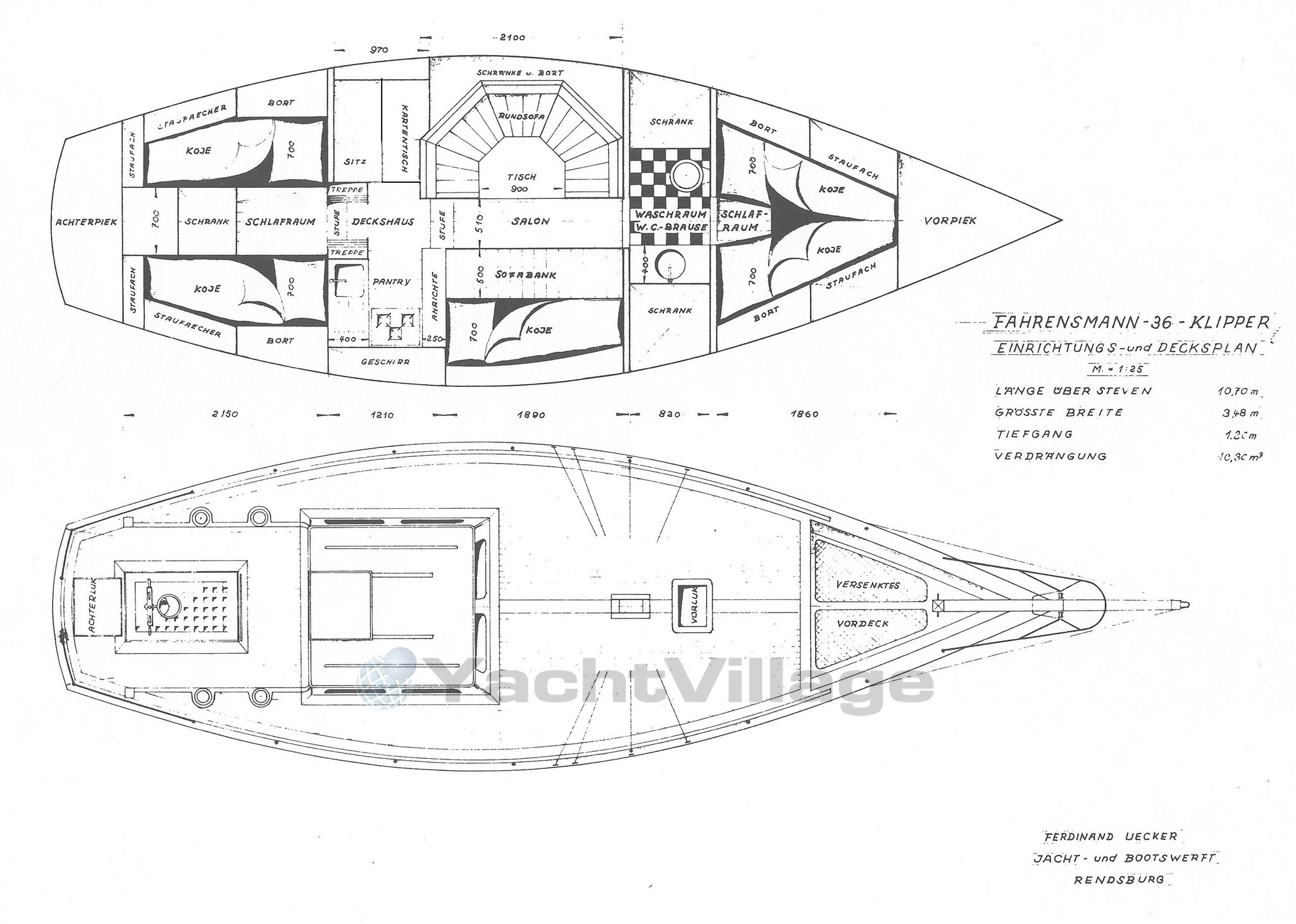 Fahrensmann 36 Layout
