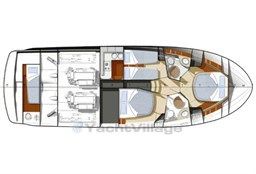 Prestige 46 Fly Layout zona notte