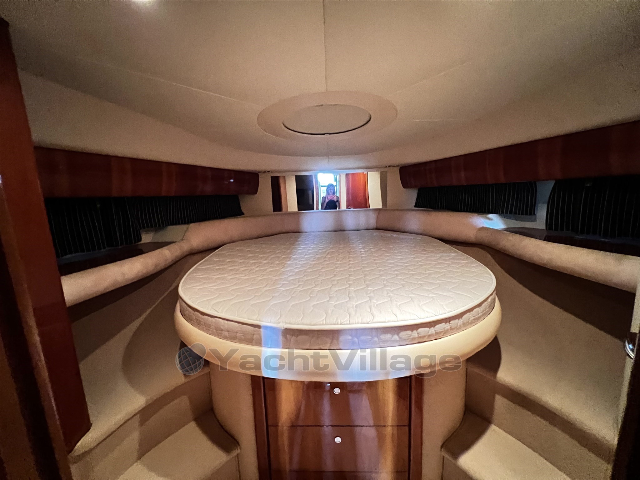 Princess V42 Cabina armatore a prua