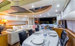 Sunseeker 82 table